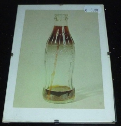 p9209-1 € 3,00 coca cola lijstje 10x15cm flesje